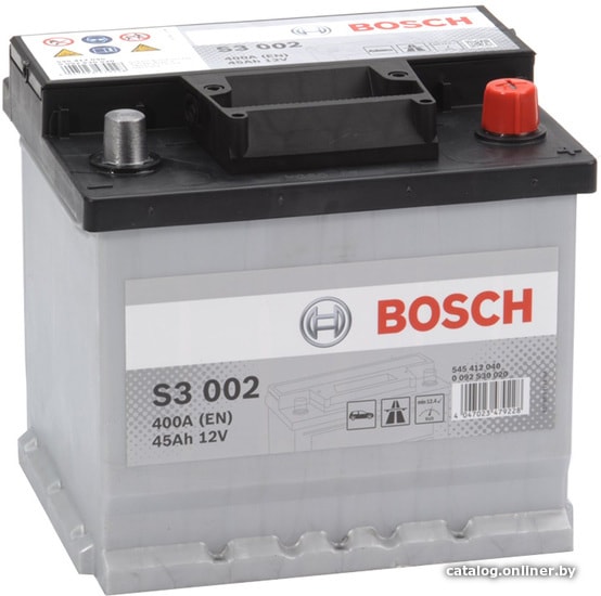 

Автомобильный аккумулятор Bosch S3 004 (553401050) 53 А/ч