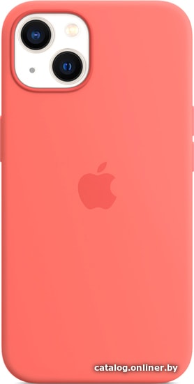 

Чехол для телефона Apple MagSafe Silicone Case для iPhone 13 (розовый помело)
