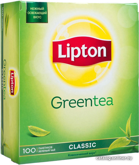 

Зеленый чай Lipton Green Tea Classic 100 шт