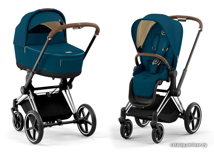 

Универсальная коляска Cybex Priam IV (2 в 1, Mountain Blue)