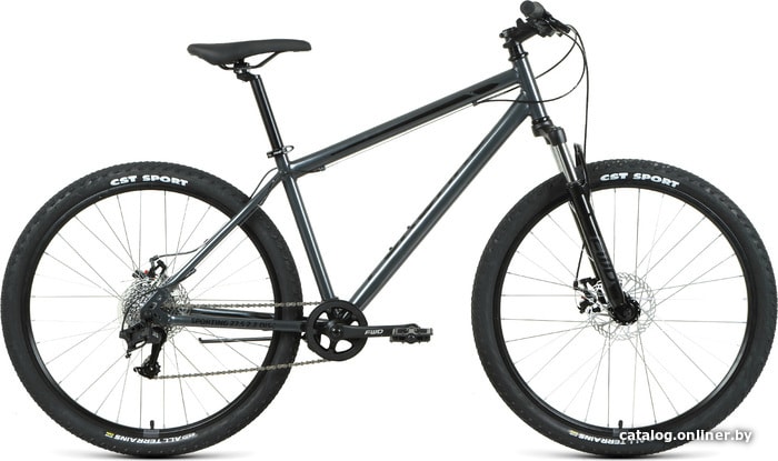 

Велосипед Forward Sporting 27.5 2.2 disc р.19 2021 (черный)