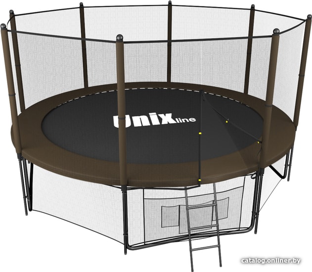 

Батут Unix Line 12ft Outside (черный/коричневый)