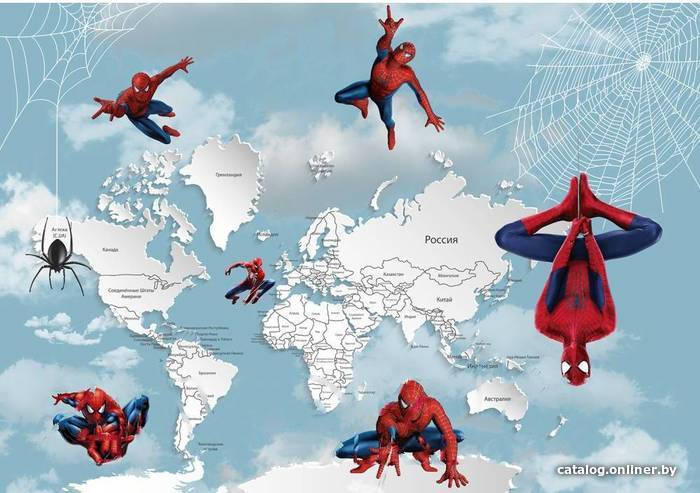

Фотообои Citydecor Superhero Spiderman 3 с защитным покрытием 200x140