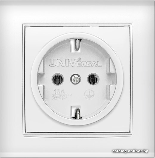 

Розетка UNIVersal Бриллиант 7947625 (белый)