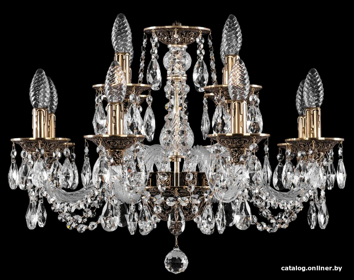 

Подвесная люстра Bohemia Ivele Crystal 16102/8+4/195 GB