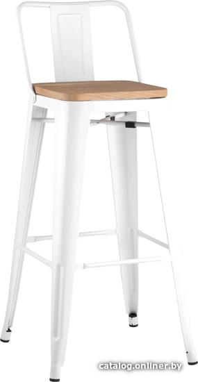 

Стул Stool Group TOLIX WOOD со спинкой барный (белый) глянцевый