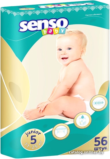 

Подгузники Senso Baby Junior 5 (56 шт)