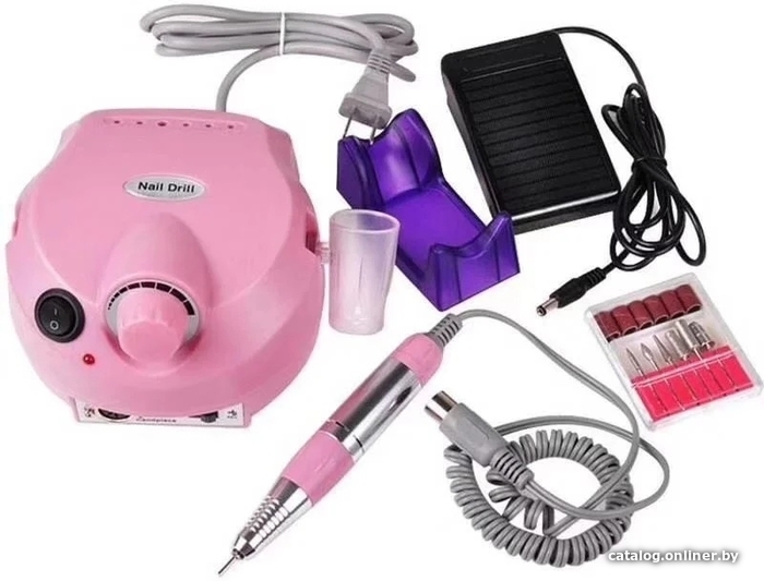 

Аппарат для маникюра и педикюра Nail Drill Polisher US-202 (розовый)