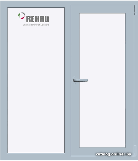 

Окно ПВХ Rehau Grazio 1320x1430 Г+П/О СП2