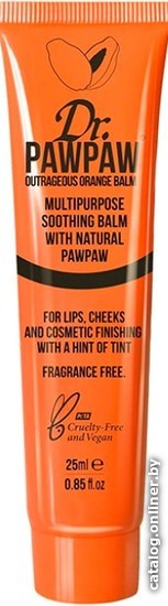 

Dr.Pawpaw Бальзам для губ Outrageous Orange Balm Multipurpose Soothing Balm (25 мл)