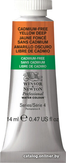 

Акварельная краска Winsor & Newton Professional 105891 (14 мл, желтый темный бескадмиевый)