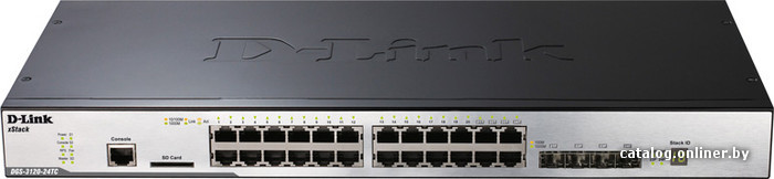 

Управляемый коммутатор уровня 2+ D-Link DGS-3120-24TC