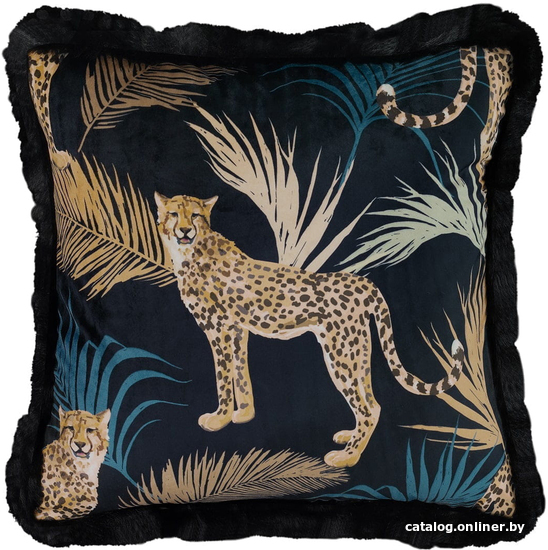 

Чехол на подушку Arya Leopard 45x45 (черный)