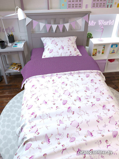 

Постельное белье Amarobaby Time to Sleep Амели AMARO-3403-BB (белый)