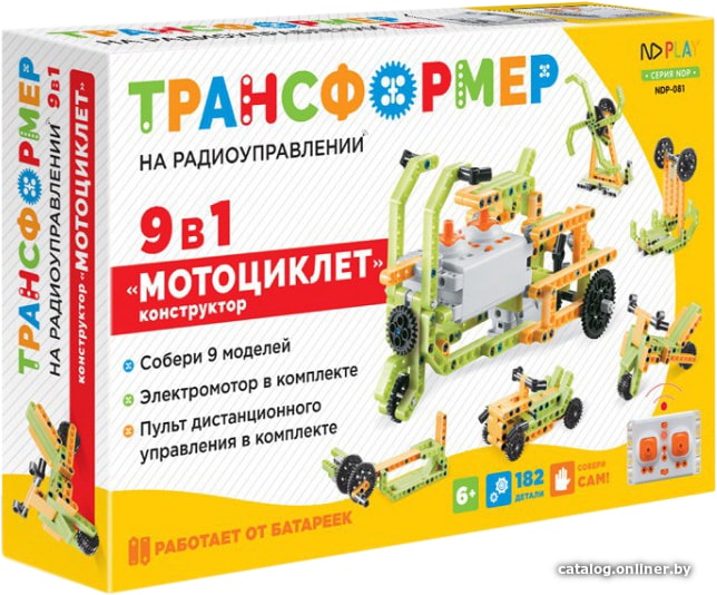 

Конструктор ND Play Мотоциклет 9 в 1 NDP-081