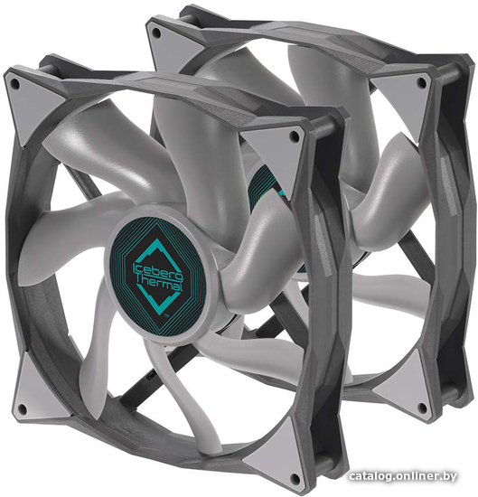 

Набор вентиляторов Iceberg Thermal IceGALE 140mm 2-pack (серый)