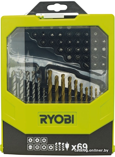 

Ryobi RAK69MiX (69 предметов)