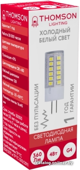 

Светодиодная лампочка Thomson Led G4 TH-B4227