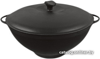 

Кастрюля Ситон WOK без покрытия с крышкой 3.5 л