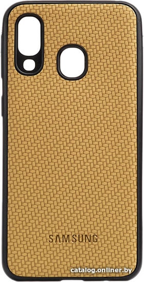 

Чехол для телефона EXPERTS Knit Tpu для Samsung Galaxy A40 (золотой)
