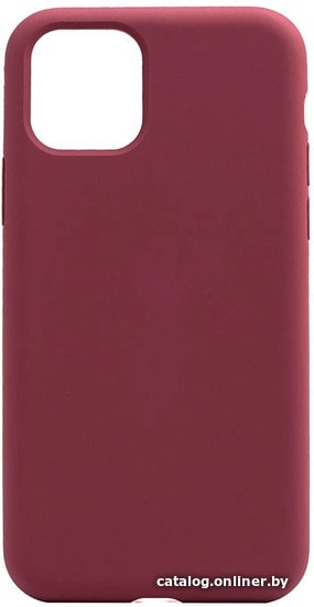 

Чехол для телефона EXPERTS Silicone Case для Apple iPhone 11 (марсала)