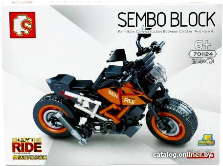 

Конструктор Sembo Block Известные мотоциклы 701124