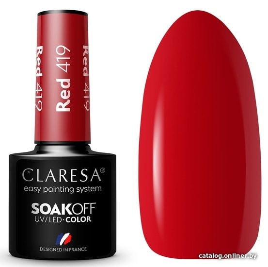 

Гель-лак Claresa Hybrid Red 419 5 мл