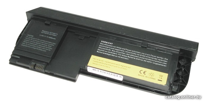 

Аккумуляторы для ноутбуков RageX Lenovo ThinkPad X220 Tablet (42T4879), 11.1В, 5200мАч, черный