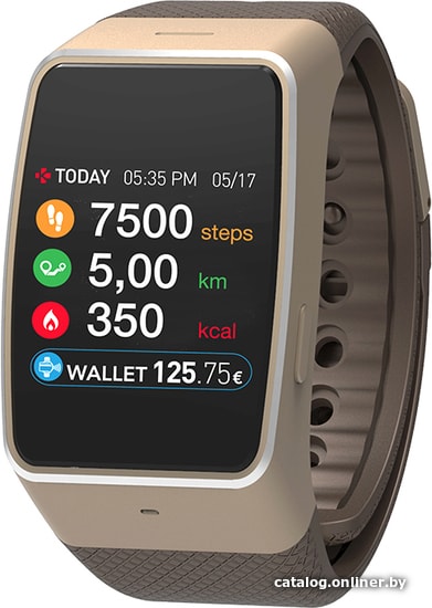

Умные часы MyKronoz ZeWatch 4 (коричневый)