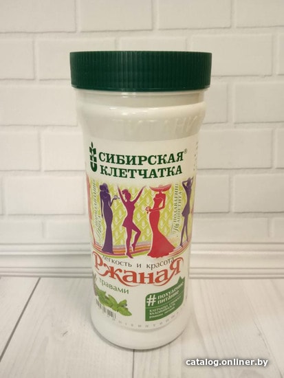 

Greenery Ржаная с травами Клетчатка Сибирская 350 г