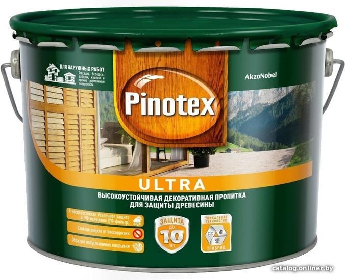 

Пропитка Pinotex Ultra 9 л (рябина)