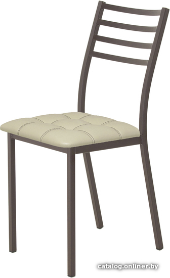 

Стул AMC Comfort 4.23 (кожзам, слоновая кость/коричневый)