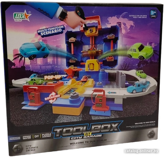 

Конструктор Sharktoys 22200082 Парковка с пусковым механизмом