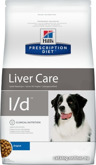 

Сухой корм для собак Hill's Prescription Diet Canine l/d 12 кг