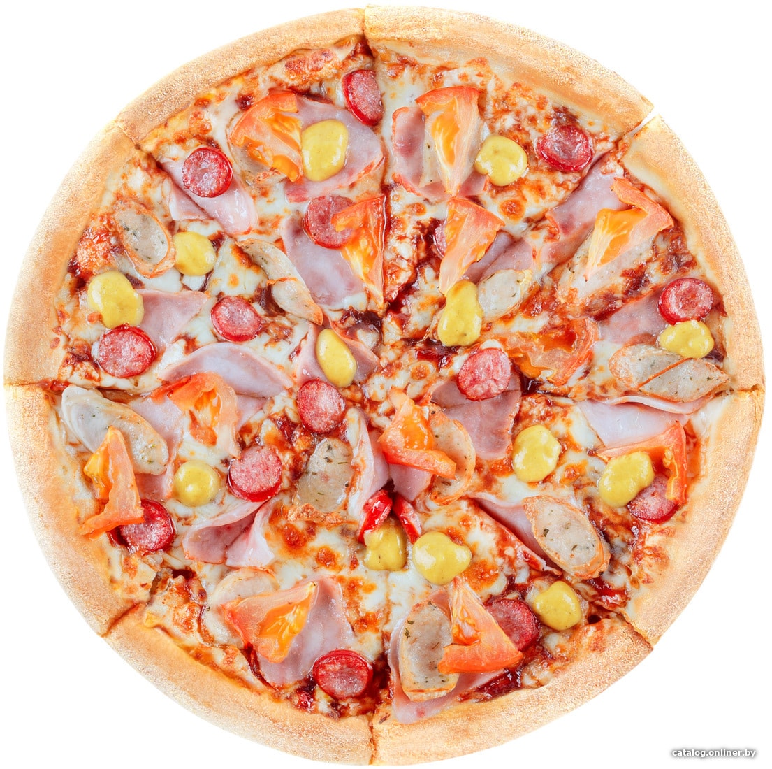 

Пицца Domino's Мюнхенская (сырный борт, средняя)