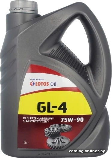 

Трансмиссионное масло Lotos Semi Synthetic GL-4 75W-90 5л