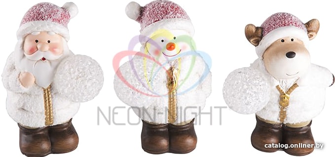 

Статуэтка Neon-Night Дед Мороз, Снеговик и Олененок 505-003