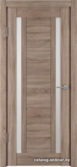 

Межкомнатная дверь IstokDoors Микс-6 ДЧ 80x200 (спил седой/светлое стекло)