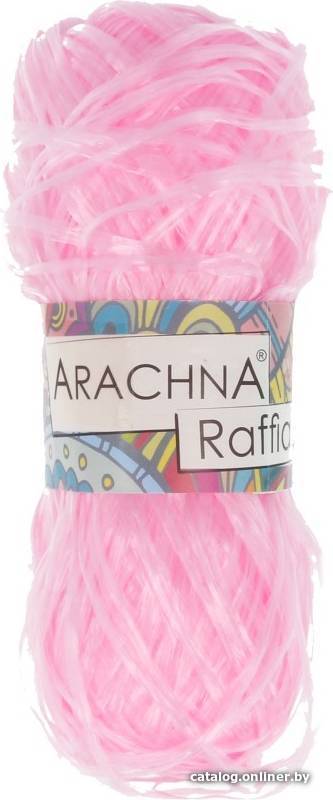 

Набор пряжи для вязания Arachna Raffia 50 г 200 м №10 (5 мотков, розовый)
