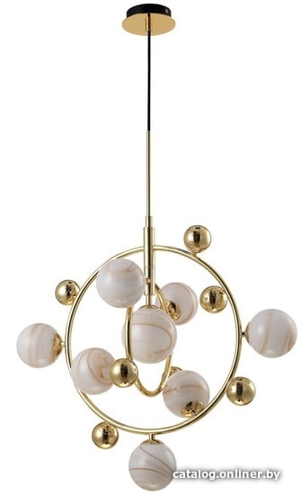 

Подвесная люстра Crystal Lux Salvadore SP8V Gold