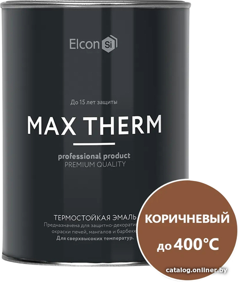

Эмаль Elcon Термостойкая до 400C 0.8 кг (коричневый)