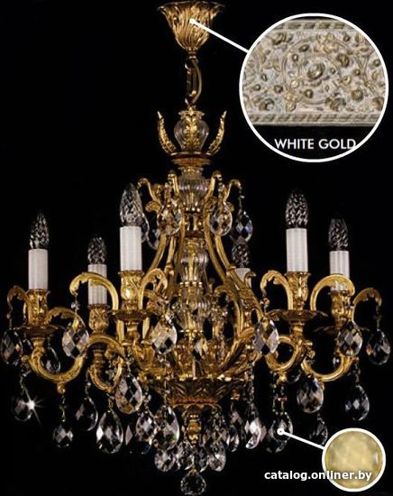

Подвесная люстра ArtGlass Lyra White Gold Ce - 8003