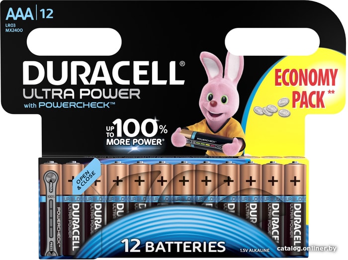 

Батарейка DURACELL Ultra Power AAA 12 шт.