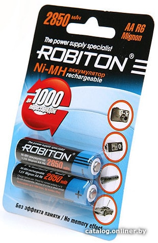 

Аккумулятор Robiton AA 2850mAh 2 шт.