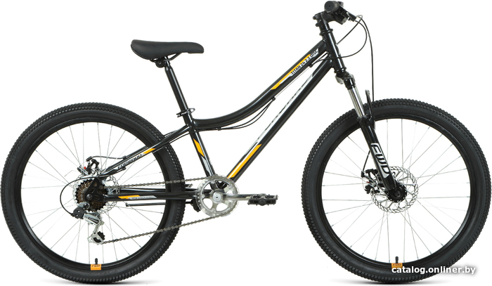 

Велосипед Forward Titan 24 2.0 D 2022 (черный/оранжевый)