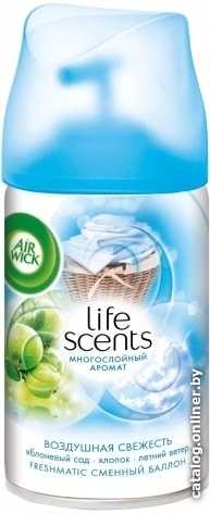 

Сменный блок для освежителя воздуха Air Wick Fresh Matic 250 мл (воздушная свежесть)