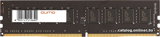 

Оперативная память QUMO 8GB DDR4 PC4-19200 QUM4U-8G2400C16