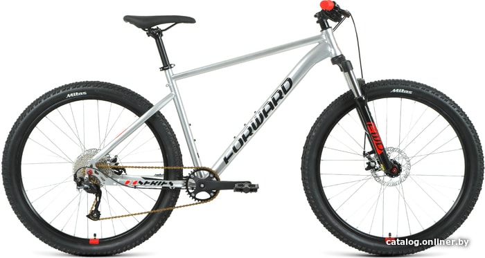 

Велосипед Forward Sporting 27.5 XX р.17 2021 (серебристый)