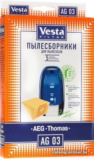 

Комплект одноразовых мешков Vesta Filter AG 03