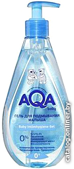 

Гель для тела детский AQA baby для подмывания малыша 400 мл